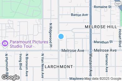 Map image of the property - 736 N Wilton Pl