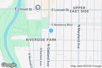 Map image of the property - 2730A N Oakland Ave