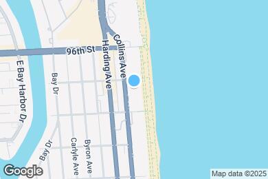 Map image of the property - 9455 Collins Ave