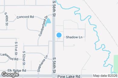 Map image of the property - 6630 Shadow Pines Place