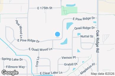 Map image of the property - 412 E Pine Ridge Dr