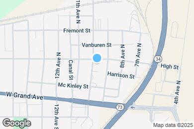 Map image of the property - 340 10th Ave N