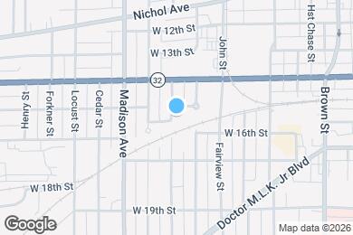 Map image of the property - 1518 Sherman St