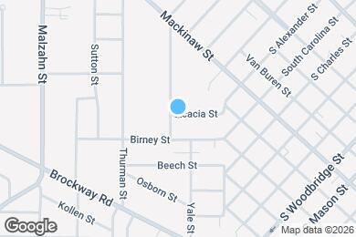 Map image of the property - 1453 Acacia St