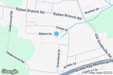Map image of the property - 117 Bybee Dr