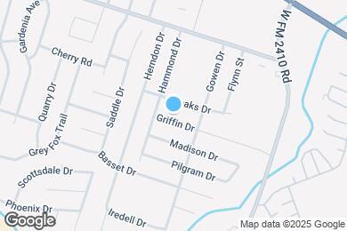 Map image of the property - 3707 Griffin Dr