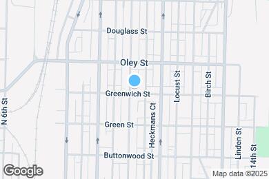 Map image of the property - 605 N 10th St