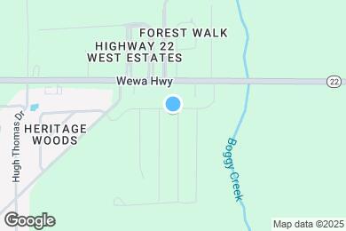 Map image of the property - 291 Bayou Bend Ln