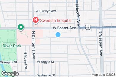 Map image of the property - 2637 W Winona St