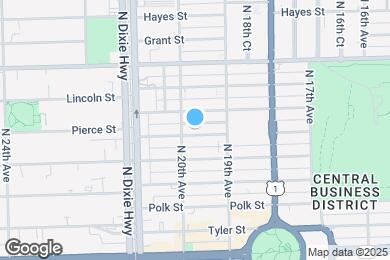 Map image of the property - 1941 Pierce St