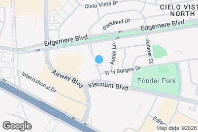 Map image of the property - Monterrey East & Vista Sierra Apartments