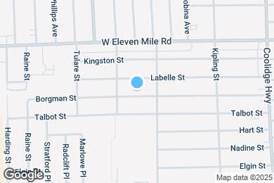 Map image of the property - 14450 Borgman St