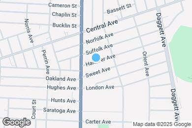 Map image of the property - 25 Hanover Ave