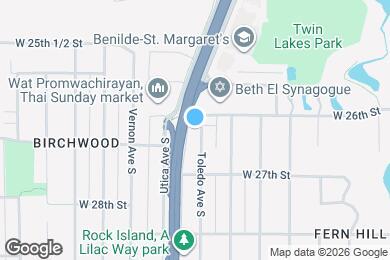 Map image of the property - 2612 Toledo Ave S