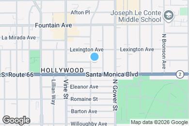 Map image of the property - 1120 N El Centro Ave
