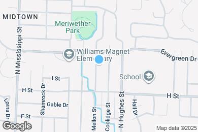 Map image of the property - 1021 Mellon St