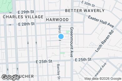 Map image of the property - 400 E Lorraine Ave