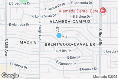 Map image of the property - 422 E Balboa Dr