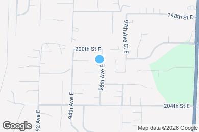 Map image of the property - 20110 96th Ave E