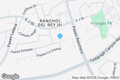 Map image of the property - 1095 Paseo Entrada