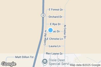 Map image of the property - 136 E Sumac Dr