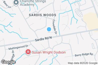 Map image of the property - 1001 Covewood Ct