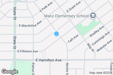 Map image of the property - 616 E Fillmore Ave