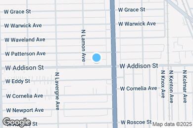 Map image of the property - 4838 W Addison St