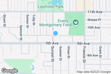 Map image of the property - 922 Sunset St