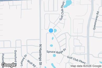Map image of the property - 1639 Ridge Pointe Dr
