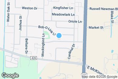 Map image of the property - 3325 Hummingbird Ln
