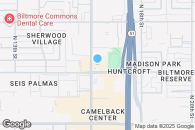 Map image of the property - Furnished Studio-Phoenix - Biltmore