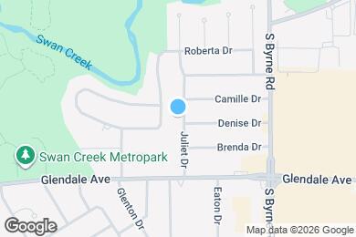 Map image of the property - 1358 Juliet Dr