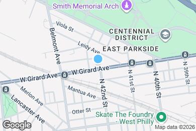 Map image of the property - 4145 W Girard Ave