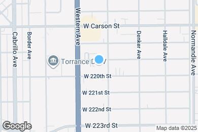 Map image of the property - 1618 1/2 W 219th St