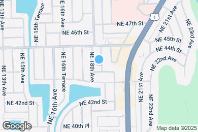 Map image of the property - 4401 NE 19th Ave