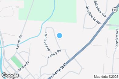 Map image of the property - Waterside Townhomes