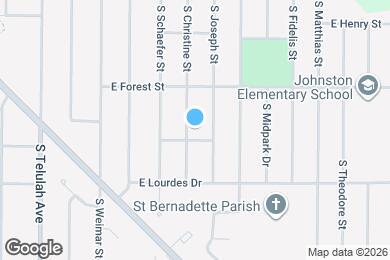 Map image of the property - 906 S Christine St