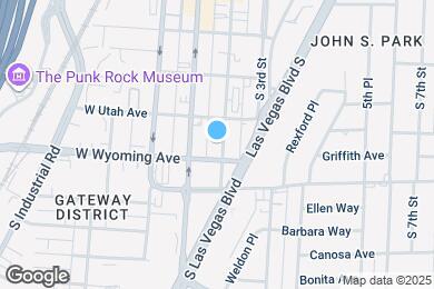 Map image of the property - 1520 S Casino Center Blvd