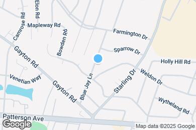 Map image of the property - 1205 Blue Jay Ln