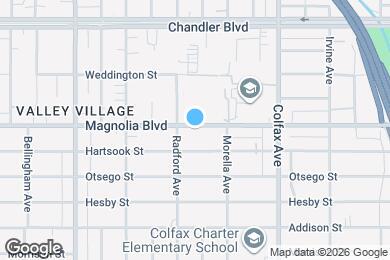 Map image of the property - 11838 Magnolia Blvd