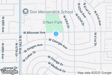 Map image of the property - 5410 N 64th Dr