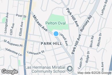 Map image of the property - 100 McLean Ave