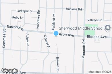 Map image of the property - 3277 Barron Ave