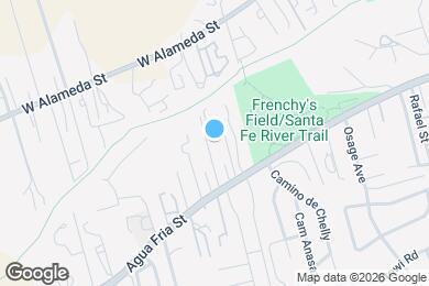 Map image of the property - 1317 Camino Carlos Rael