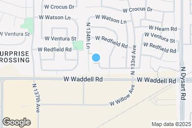 Map image of the property - 13948 N 134th Dr
