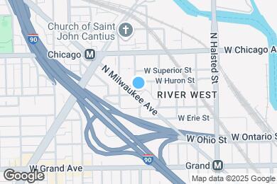 Map image of the property - 705 N Milwaukee Ave