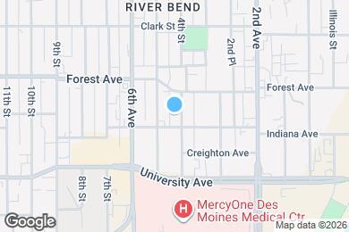 Map image of the property - 1310 4th St