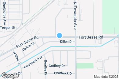 Map image of the property - 1418 Dillon Dr