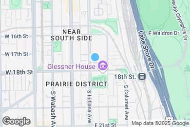 Map image of the property - 1727 S Indiana Ave